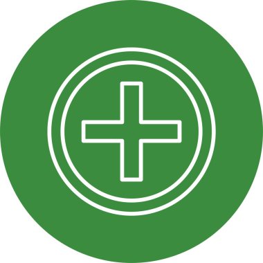 ekle. Web simgesi vektör illüstrasyonu