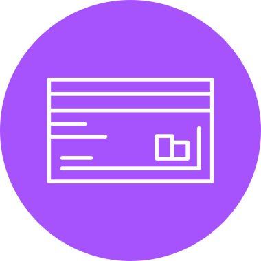 Kredi kartı simgesi, vektör illüstrasyonu