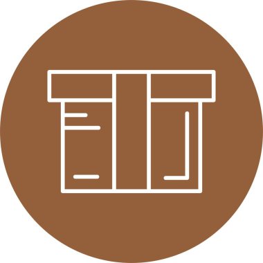 hediye web simgesi basit illüstrasyon