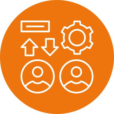 seo modern simgesinin vektör illüstrasyonu