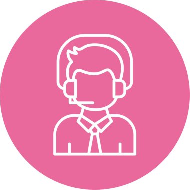 Vektör Avatar Simgesi illüstrasyonu