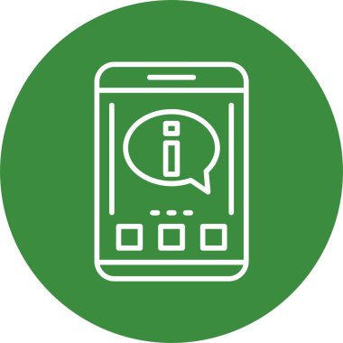 Information web icon simple illustration