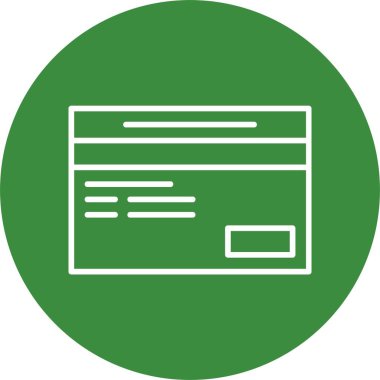 Kredi kartı simgesi, vektör illüstrasyonu