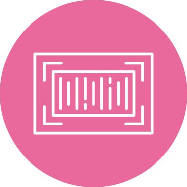 Bir barkodun vektör illüstrasyonu