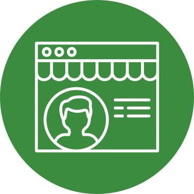 seo modern simgesinin vektör illüstrasyonu