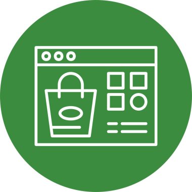 seo modern simgesinin vektör illüstrasyonu