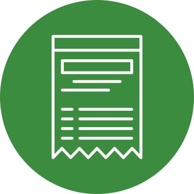 Alınan Web simgesi basit illüstrasyon