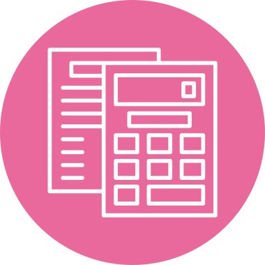 hesap makinesi web simge vektör çizim 