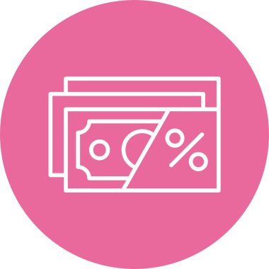 Dolu taslak biçiminde vergi indirme simgesi