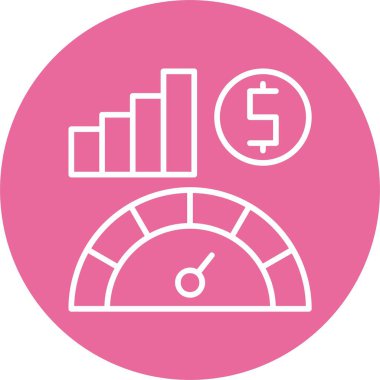 Modern bir simgenin vektör illüstrasyonu