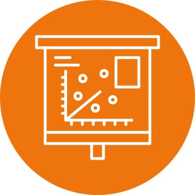 vektör pasta çizelgesi simgesi