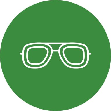 gözlük simgesinin vektör illüstrasyonu