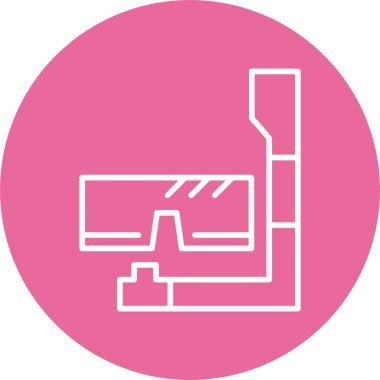 Modern eğitim ikonunun vektör illüstrasyonu