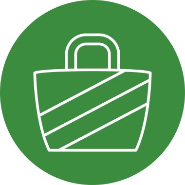 Alışveriş çantası vektör illüstrasyonu