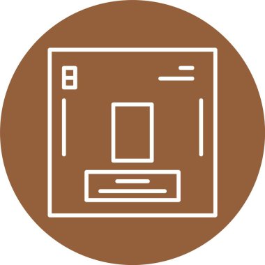 Oxygen web icon vector illustration