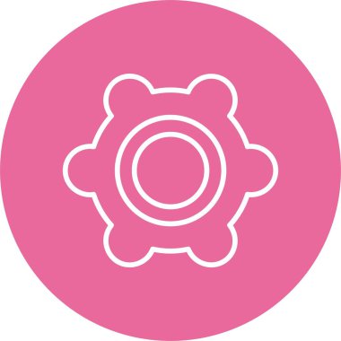 Ayarlama. Web simgesi basit illüstrasyon 