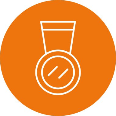 Ödül kazanan ikon, vektör illüstrasyonu 