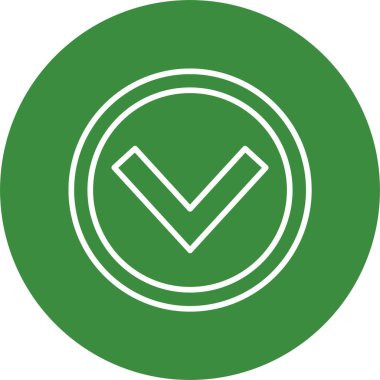 Sembol Aşağı Ağ simgesi vektörü 