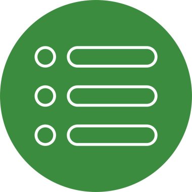 menü web simgesi basit illüstrasyon