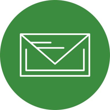 e- posta web simgesi, vektör illüstrasyonu