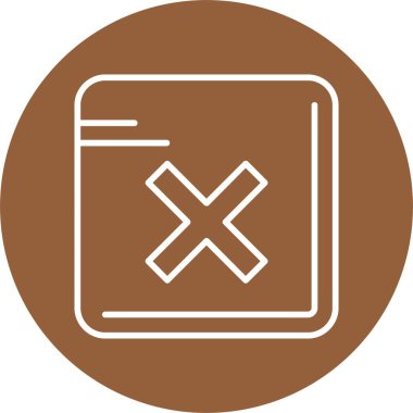 çapraz ağ ikonu vektör illüstrasyonu 