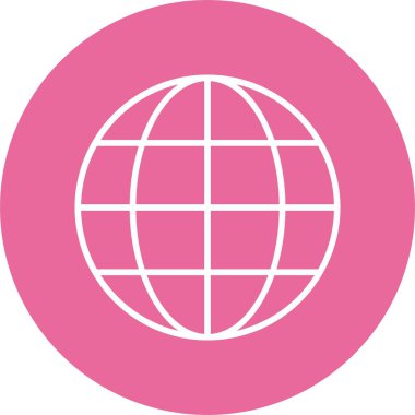 dünya web simgesi vektör illüstrasyonuName