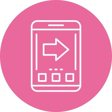 ok Ağı simgesi basit illüstrasyon