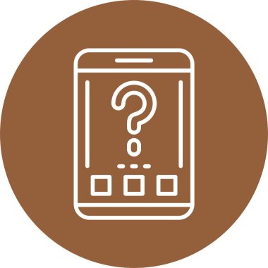 soru işareti simgesi, vektör illüstrasyonu 