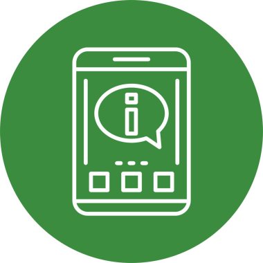 Information web icon simple illustration