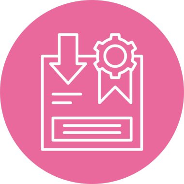  İade Politikası. Web simgesi basit illüstrasyon