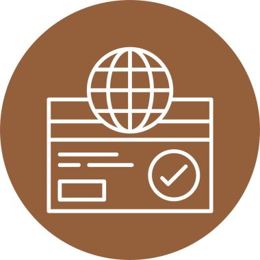 seo modern simgesinin vektör illüstrasyonu