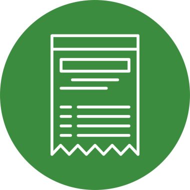 Alınan Web simgesi basit illüstrasyon