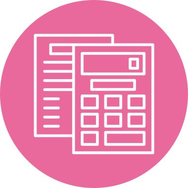 hesap makinesi web simge vektör çizim 