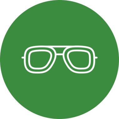 gözlük simgesinin vektör illüstrasyonu