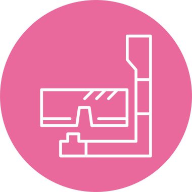 Modern b 'nin vektör illüstrasyonu eksik simgesi