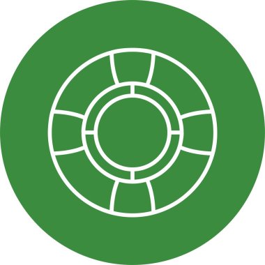 yaşam şamandırası vektör illüstrasyonu