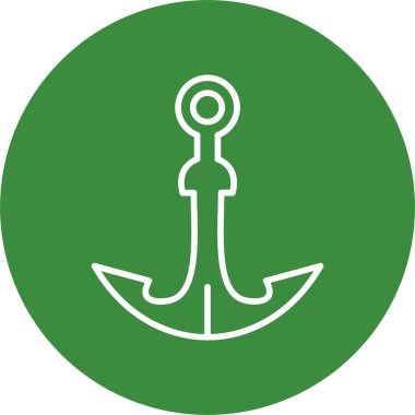 Çapa. Web simgesi basit illüstrasyon 