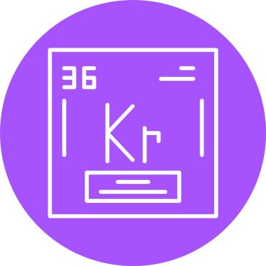  Keypton web simgesi vektör çizimi 