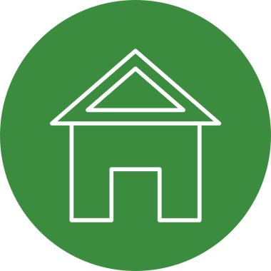 ev web simgesi basit illüstrasyon