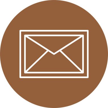 e-posta web simgesi basit illüstrasyon