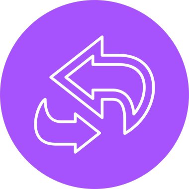 Web simgesini basit illüstrasyonla tazele