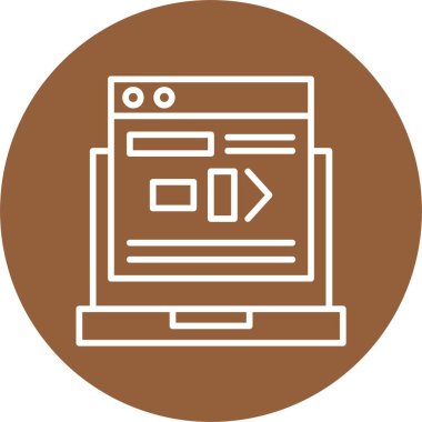 Seo simgesinin vektör illüstrasyonu