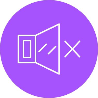 Dilsiz ağ simgesi vektörü 