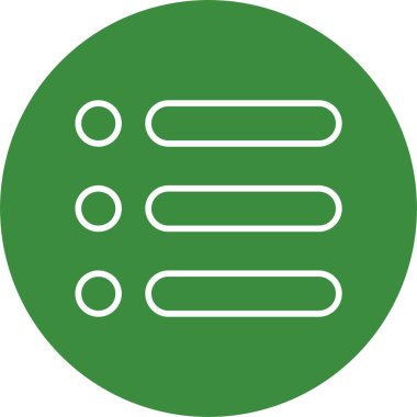 menü web simgesi basit illüstrasyon