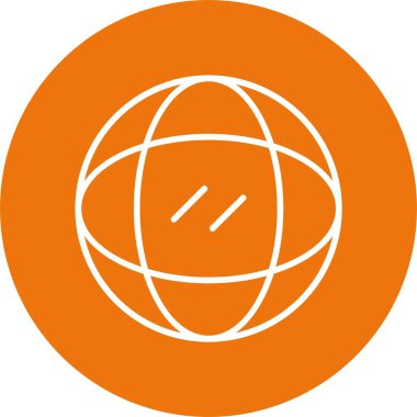 Eşsiz Dünya Küre vektör simgesi