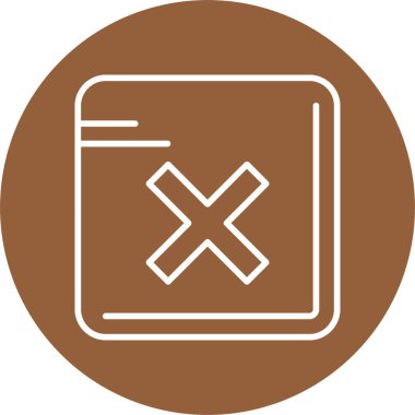 çapraz ağ ikonu vektör illüstrasyonu 