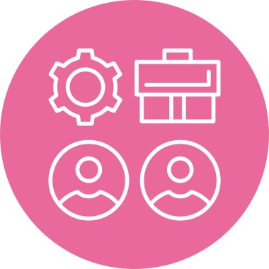 vektör seo ve seo modern simge çizimi