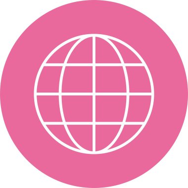 dünya web simgesi vektör illüstrasyonuName