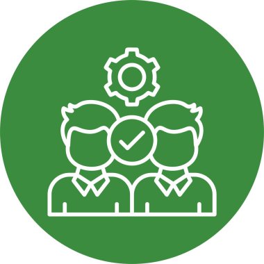 İş ve finans simgesinin vektör illüstrasyonu