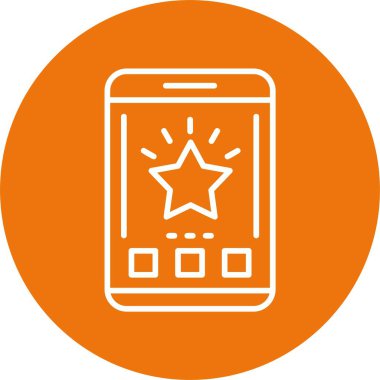 Vektör Mobil simge illüstrasyonu